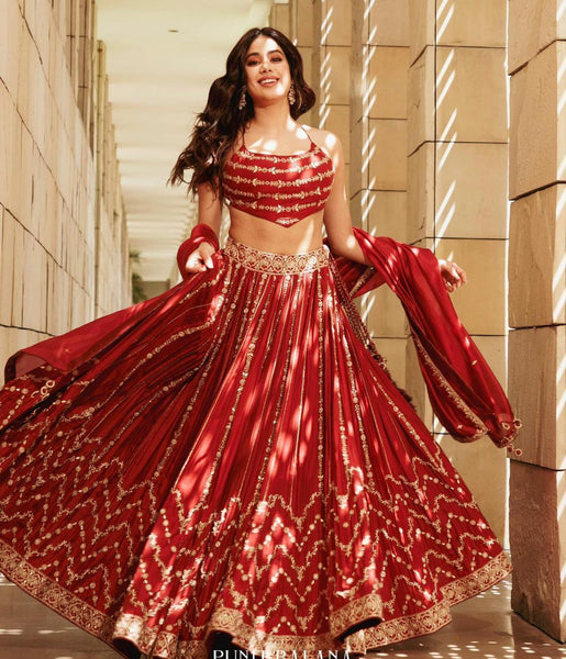 bollywood style embroidery sequence work lehenga choli -Lehenga Choli free size up to 44 / unstich women's fashion mart