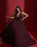 Bollywood style heavy sequence work suit -Designer Suit Default Title women's fashion mart