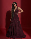 Bollywood style heavy sequence work suit -Designer Suit Default Title women's fashion mart