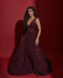 Bollywood style heavy sequence work suit -Designer Suit Default Title women's fashion mart