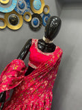 Ready to wear lehenga saree -Georgette Saree Default Title women's fashion mart
