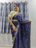 1 min ready to wear rajwadi silk saree -Silk Saree Default Title women's fashion mart