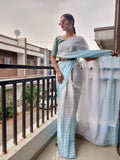 1 min ready to wear digital print saree -Silk Saree Default Title women's fashion mart