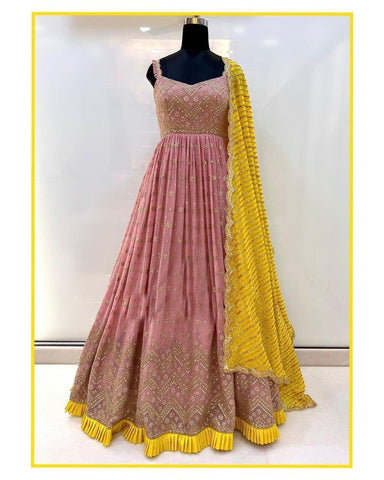 sequence work gown -Designer Suit Default Title women's fashion mart