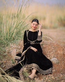 black velvet suit -Designer Suit Default Title women's fashion mart