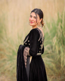 black velvet suit -Designer Suit Default Title women's fashion mart