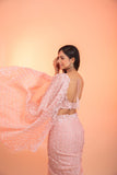 thread and sequence work saree -Georgette Saree Default Title women's fashion mart