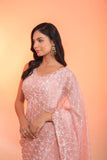 thread and sequence work saree -Georgette Saree Default Title women's fashion mart