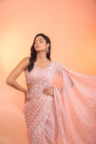 thread and sequence work saree -Georgette Saree Default Title women's fashion mart