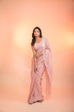 thread and sequence work saree -Georgette Saree Default Title women's fashion mart