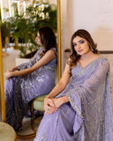 party wear sequence work saree -Georgette Saree Default Title women's fashion mart