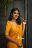 Traditional Kanjivaram Woven Silk Saree With Blouse Piece  women's fashion mart