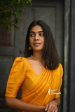 Traditional Kanjivaram Woven Silk Saree With Blouse Piece  women's fashion mart