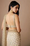 Party wear designer zari sequence soft net saree -Net Saree Gold women's fashion mart