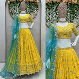 Boutique style thread sequence work lehenga choli -Lehenga Choli Default Title women's fashion mart