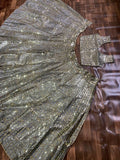 malai satin embellished with lehenga choli -Lehenga Choli Default Title women's fashion mart