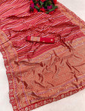 Kanjivaram Rich Pallu And Jacquard Work On All Over The Soft Silk Saree  women's fashion mart
