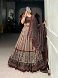 Elegant Bandhej And Ajrakh Printed Silk Lehenga Choli - women's fashion mart
