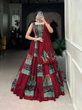 Phenomenal Pure Cotton  Lehenga Choli with printed Design - women's fashion mart