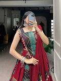 Phenomenal Pure Cotton  Lehenga Choli with printed Design - women's fashion mart