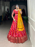 Traditional Zari Weaved Viscos Silk Lehenga Choli - women's fashion mart