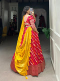 Traditional Zari Weaved Viscos Silk Lehenga Choli - women's fashion mart