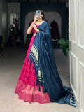 Traditional Zari Weaved Viscos Silk Lehenga Choli - women's fashion mart