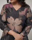 💃Enjoy New Floral Kurta Pant set with amazing lace Work ❤️ (WACD01)  women's fashion mart