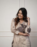 💃Enjoy New Floral Kurta Pant set with amazing lace Work ❤️ (WACD03)  women's fashion mart