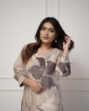 💃Enjoy New Floral Kurta Pant set with amazing lace Work ❤️ (WACD03)  women's fashion mart