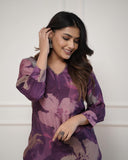 💃Enjoy New Floral Kurta Pant set with amazing lace Work ❤️ (WACD04)  women's fashion mart