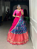 Exquisite Mysore Silk Pichwai Printed Zari Weaved Lehenga Choli - women's fashion mart