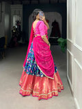 Exquisite Mysore Silk Pichwai Printed Zari Weaved Lehenga Choli - women's fashion mart
