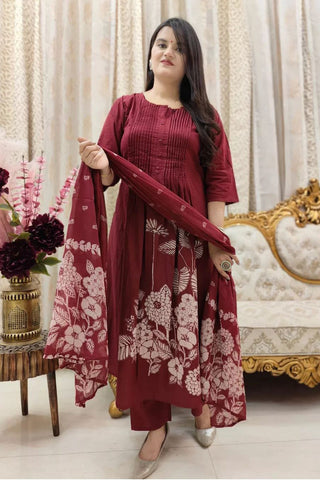 Elegance A-Line Kurta with Sequins Sitare Work - XXL women's fashion mart