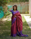 Kubera Pattu Kanjivaram Silk Saree - Default Title women's fashion mart