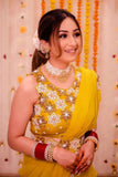Designer Party Wear Lehenga Saree With Stitched Blouse -Georgette Saree Default Title women's fashion mart