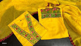 Ethnic Heavy Rayon Salab Set with Intricate Handwork Embroidery – Fully Stitched Kurti, Pant & Cotton Dupatta - S women's fashion mart