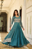 Georgette Embroidered Choli Set with Shrug & Lehenga - XXL women's fashion mart