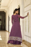 Georgette Embroidered Choli Set with Shrug & Lehenga - XXL women's fashion mart