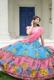 Kalamkari Festival Special Lehenga Choli Set with Dupatta - XXL women's fashion mart