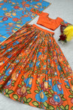 Rangmayi Kalamkari Print Lehenga Choli Set - XXL women's fashion mart