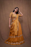 Radiant Silver Embroidered Lehenga Choli Set - 4XL women's fashion mart