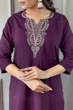 Viscose Silk Kurti Pant & Dupatta Set - S women's fashion mart