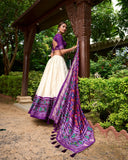 Elegant Designer Tussar Silk Patola Printed Lehenga Choli Set - women's fashion mart