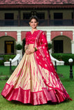 Outstanding Dola Silk Shibori Printed Red lehenga Choli - women's fashion mart
