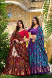 Impressive Tussar Silk Kalamkari Printed Lehenga Choli Set - women's fashion mart