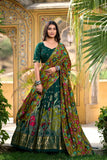 Impressive Tussar Silk Kalamkari Printed Lehenga Choli Set - women's fashion mart