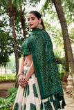 Ravishing Tussar Silk Lehenga Choli  With Bandhej Print - women's fashion mart