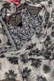 Modern Embroidery ready to wear saree with Embroidery Blouse - Default Title women's fashion mart