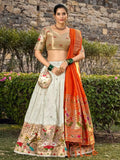 Paithani Jacquard Silk Weaving Zari Worked Lehenga Choli - women's fashion mart